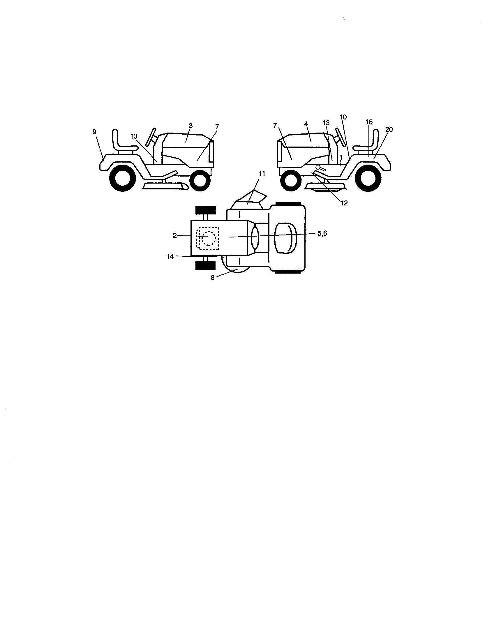 Craftsman 917272058 decals diagram