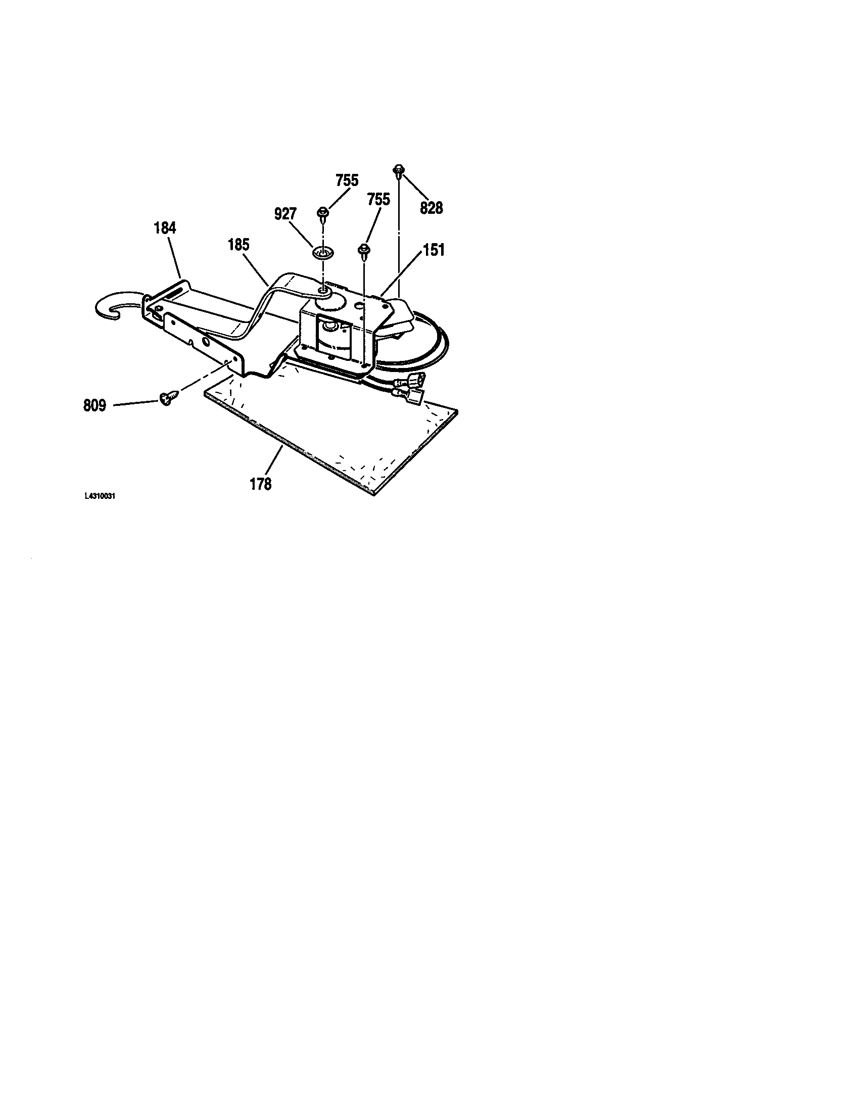 Kenmore 91145461096 lock diagram