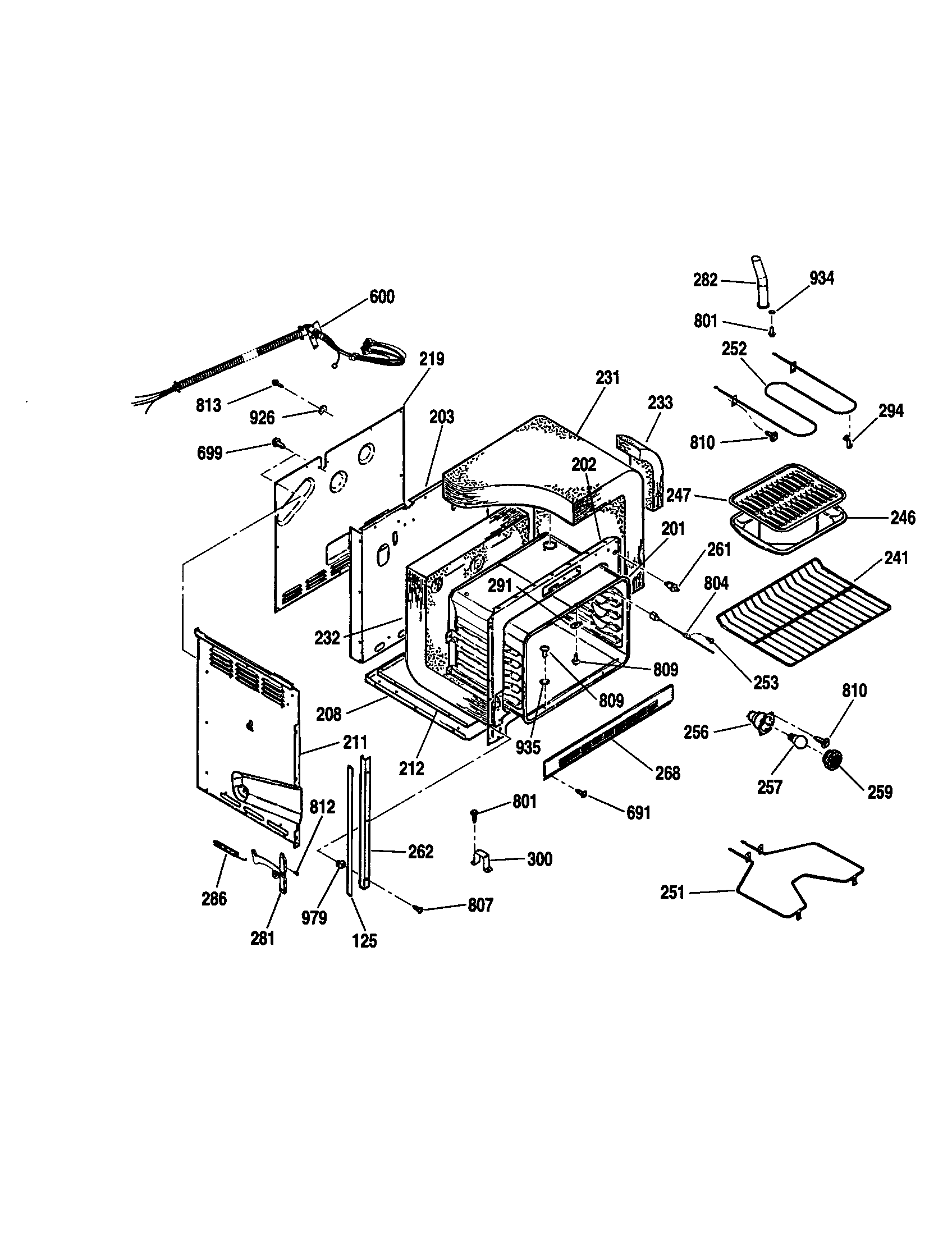 Kenmore 91145565095 body diagram