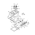 Kenmore 91146569096 main top diagram