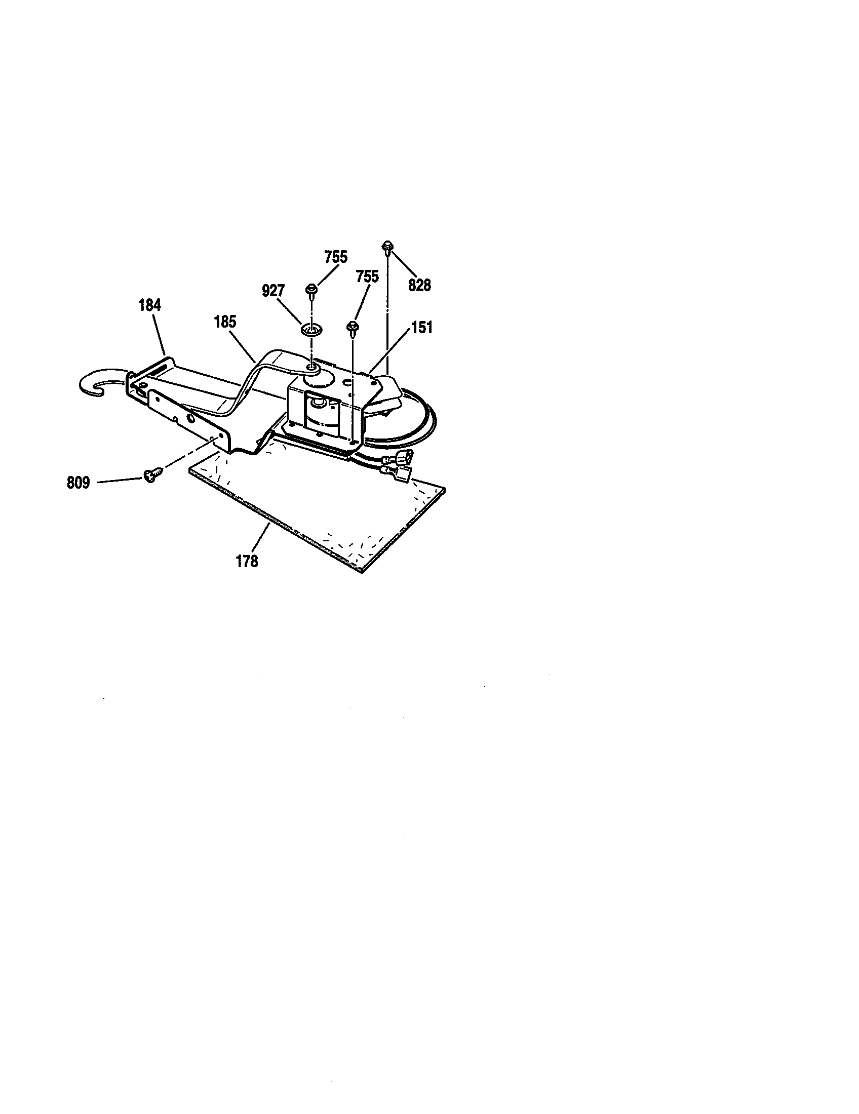 Kenmore 91146569096 door lock diagram