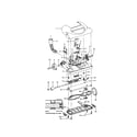 Hoover U5465-990 hood/agitator diagram