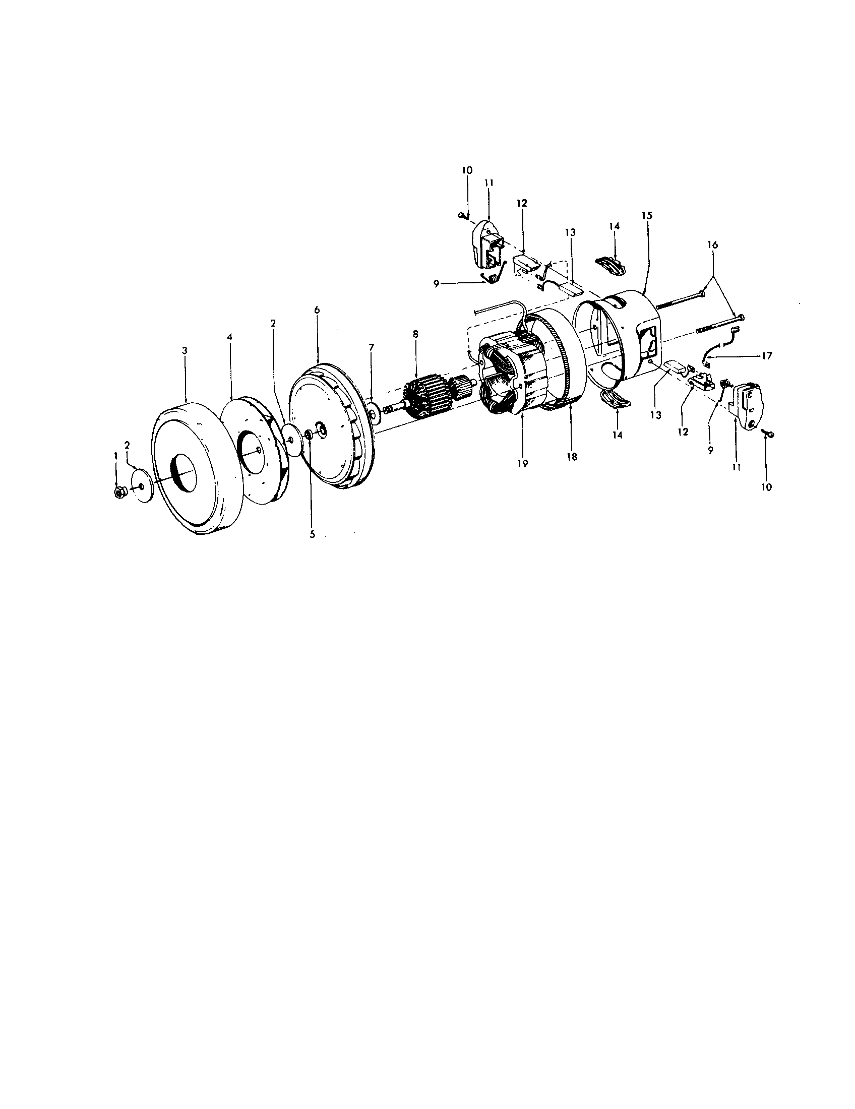 Hoover S3530 motor diagram