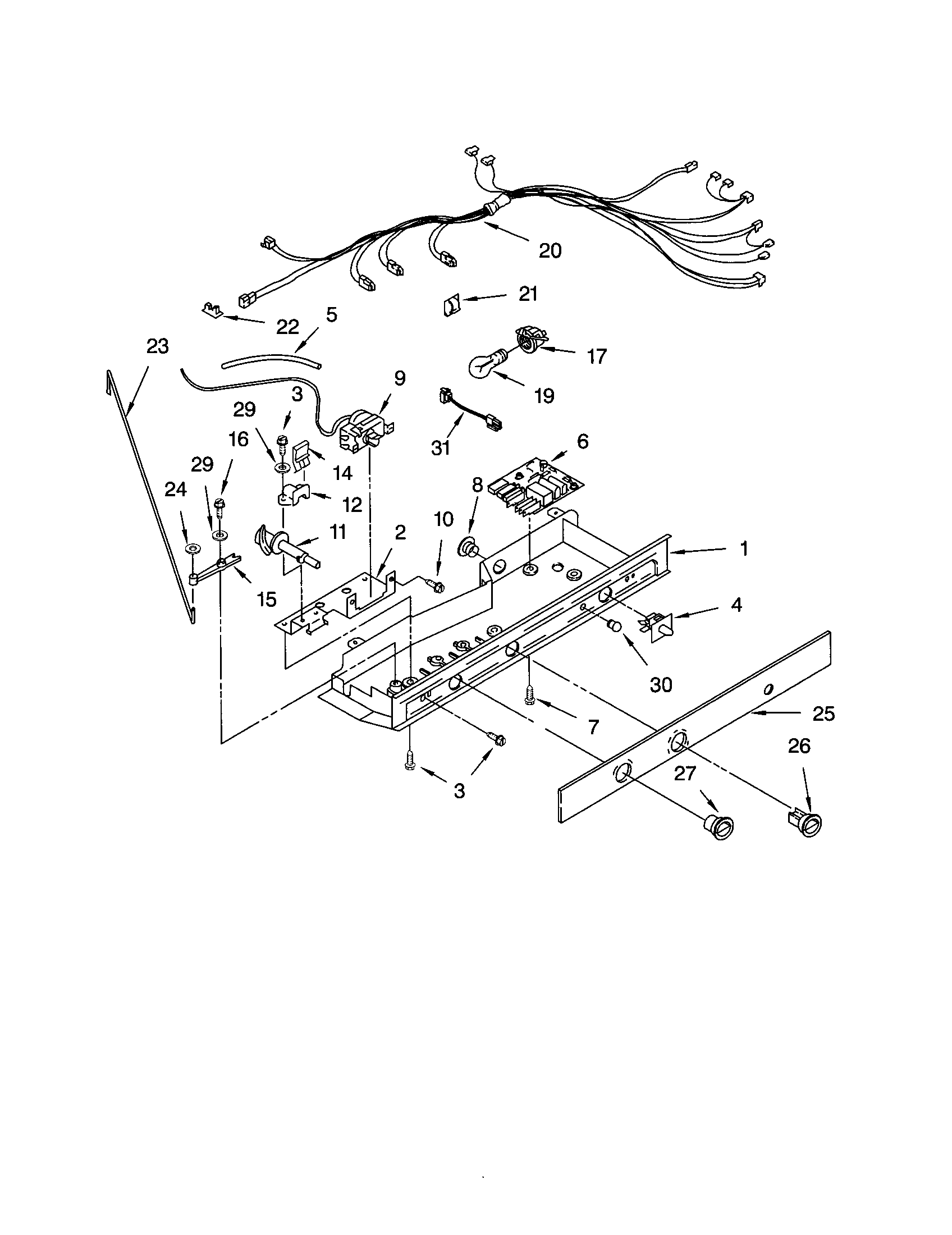 Kenmore 10652274201 control diagram