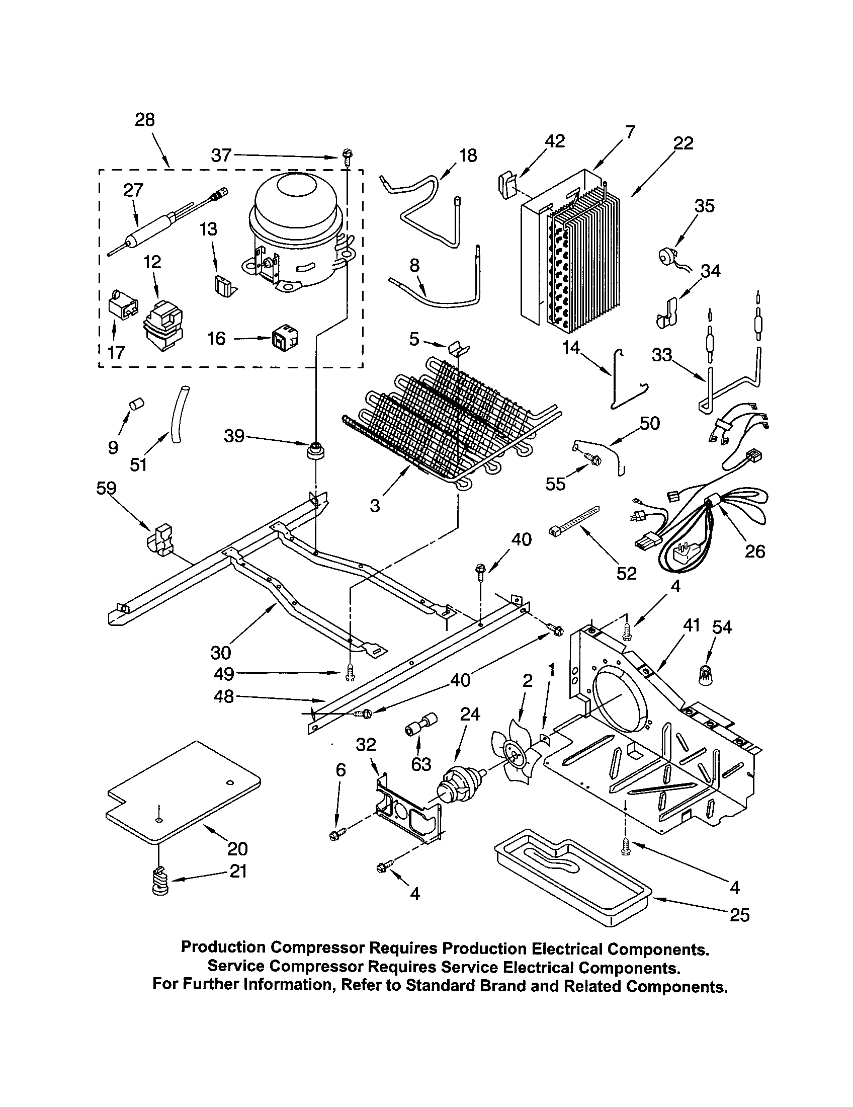 Kenmore 10651284200 unit diagram