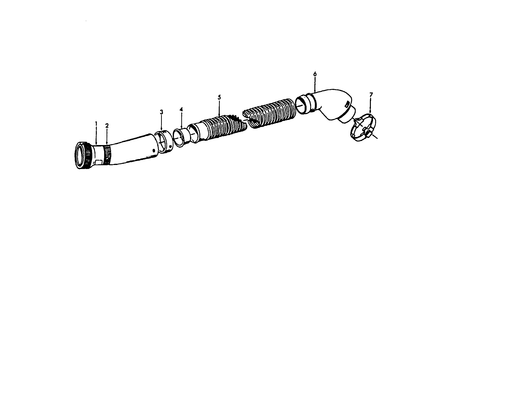Hoover S3561 hose assembly (i) diagram