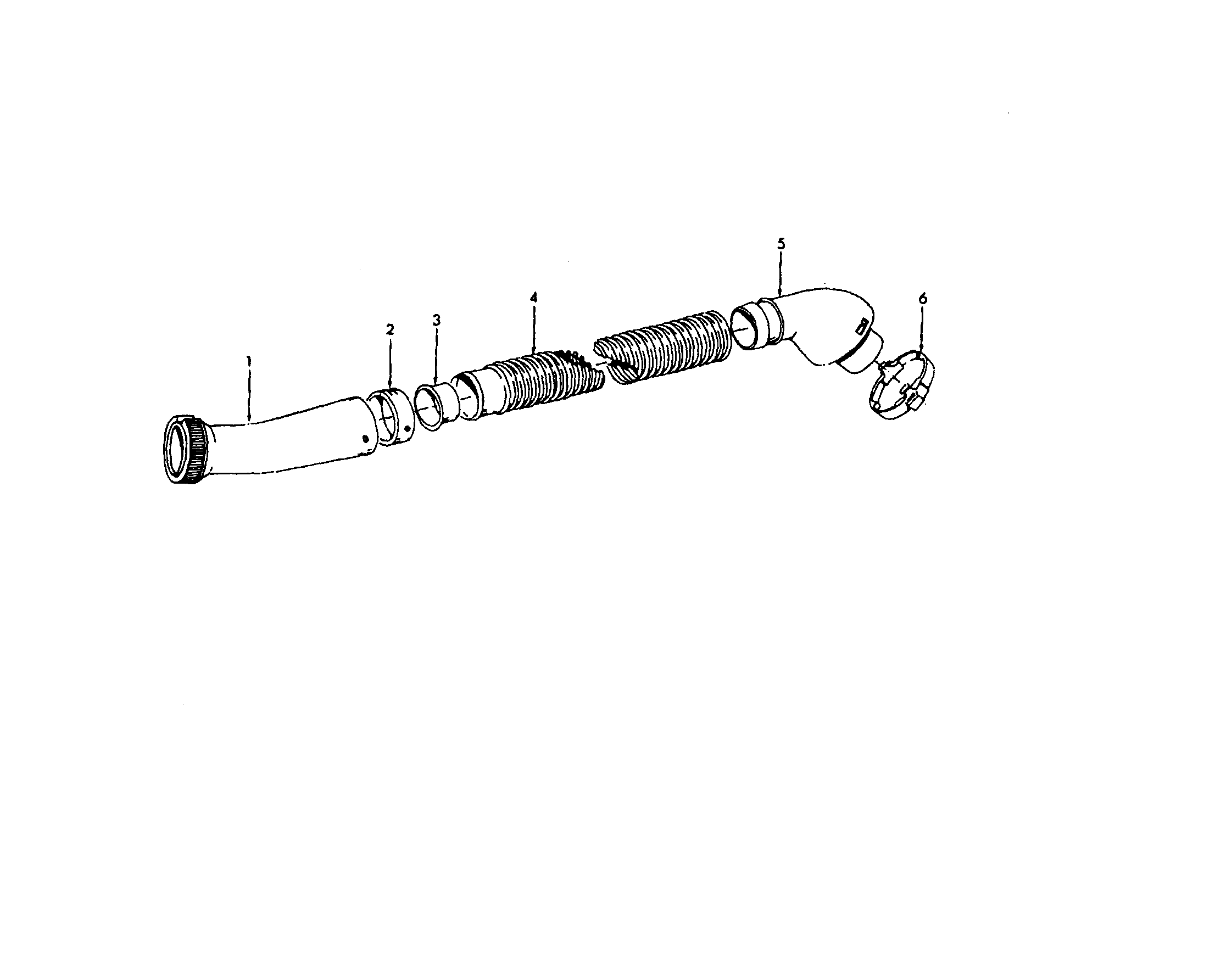 Hoover S3561 hose assembly (iii) diagram