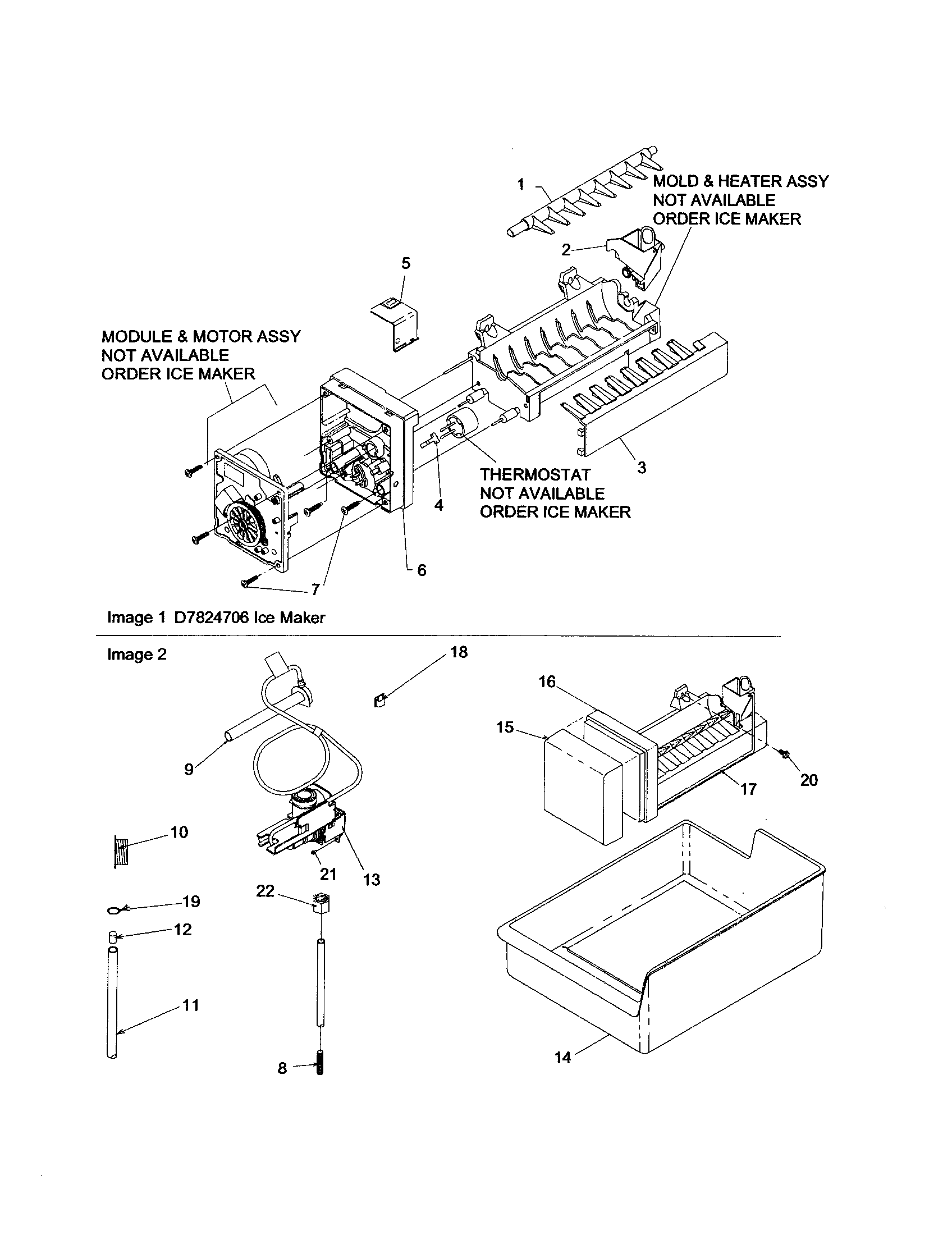 Amana ARS2606BW-PARS2606BW0 ice maker/add on ice maker kit diagram