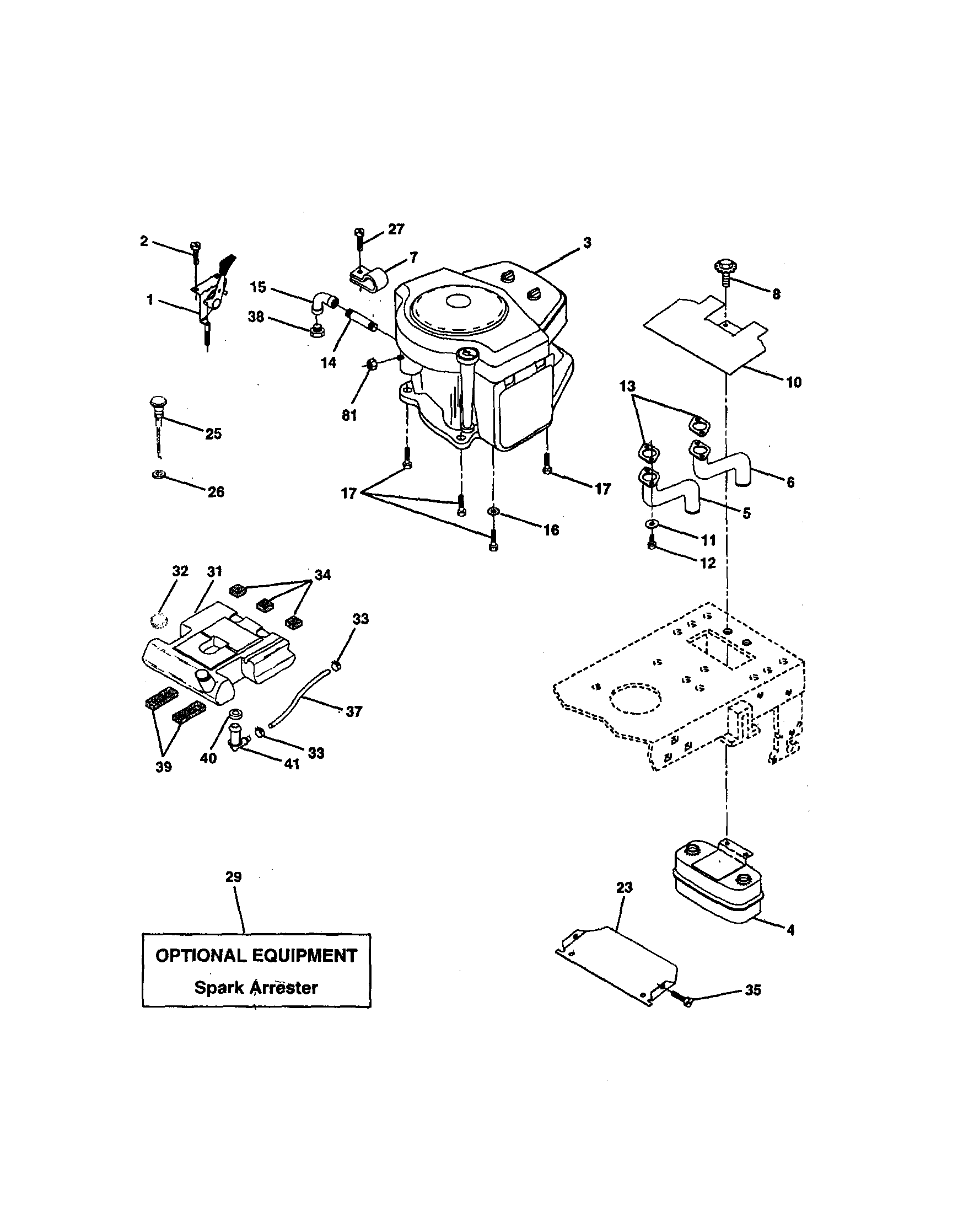 Craftsman 917258562 engine diagram