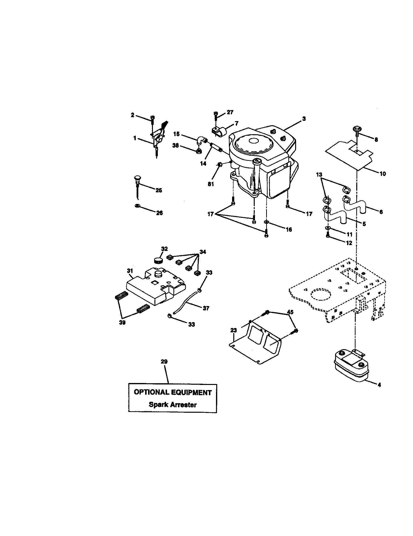 Craftsman 917270814 engine diagram