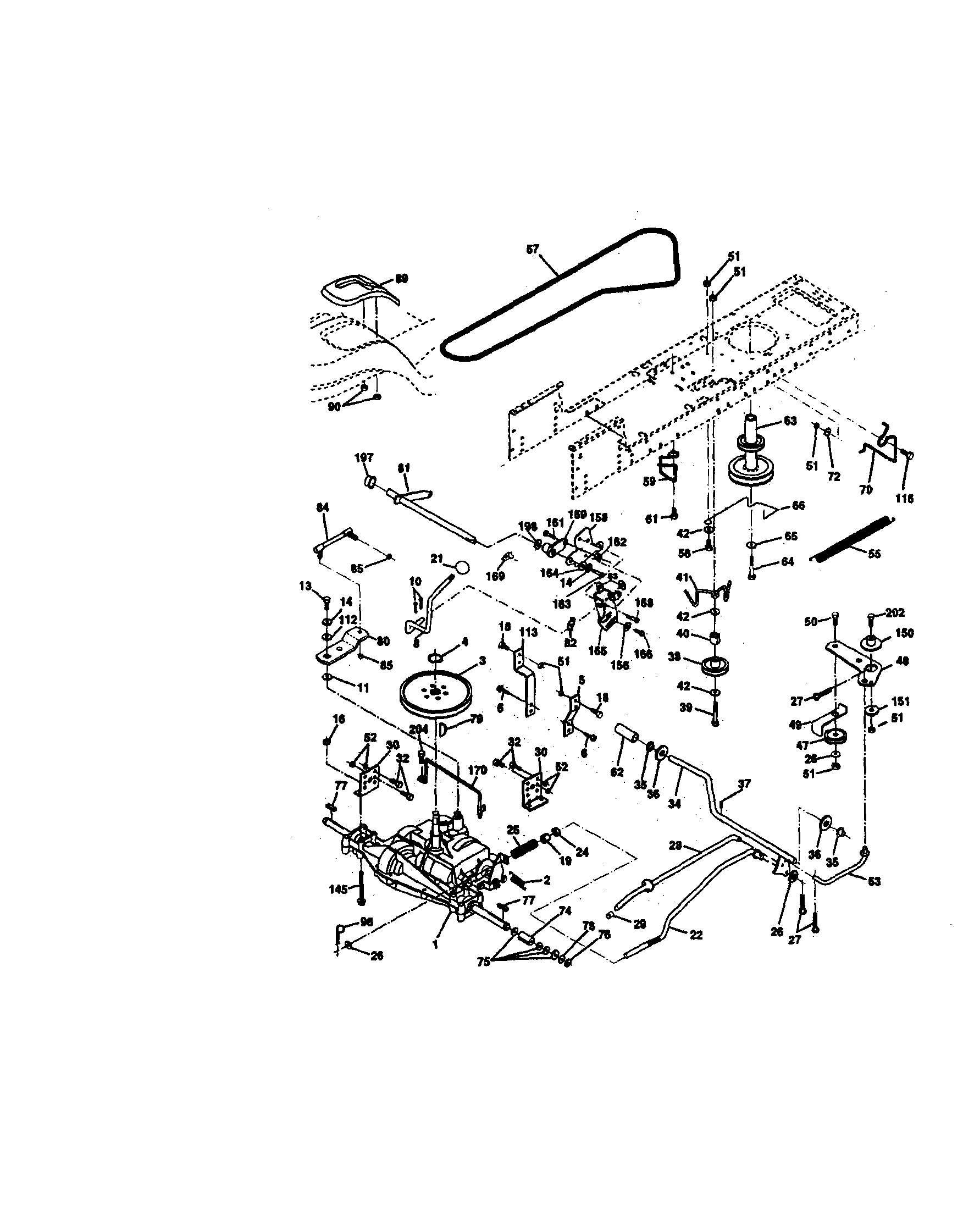 Craftsman 917270815 ground drive diagram
