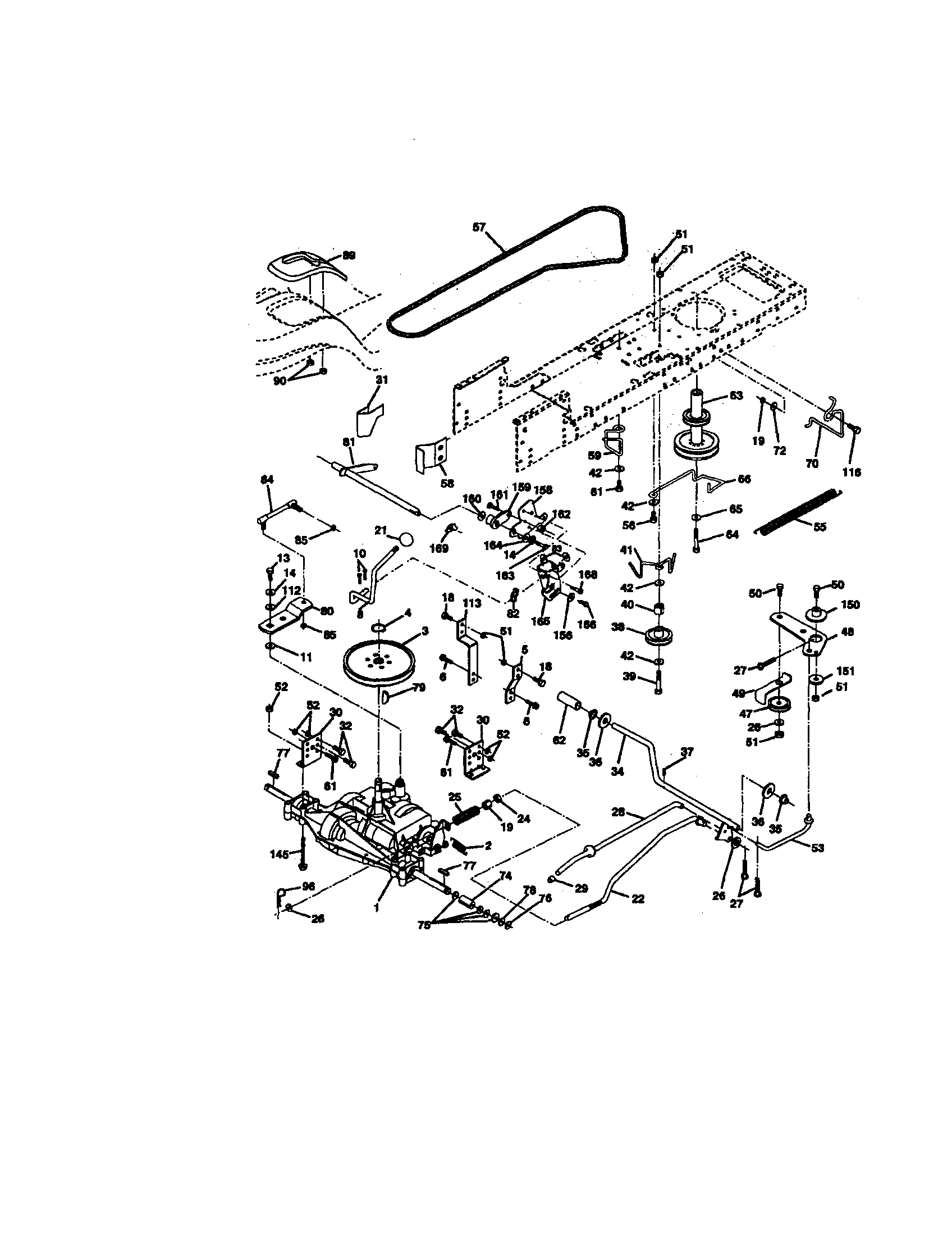 Craftsman 917270851 ground drive diagram