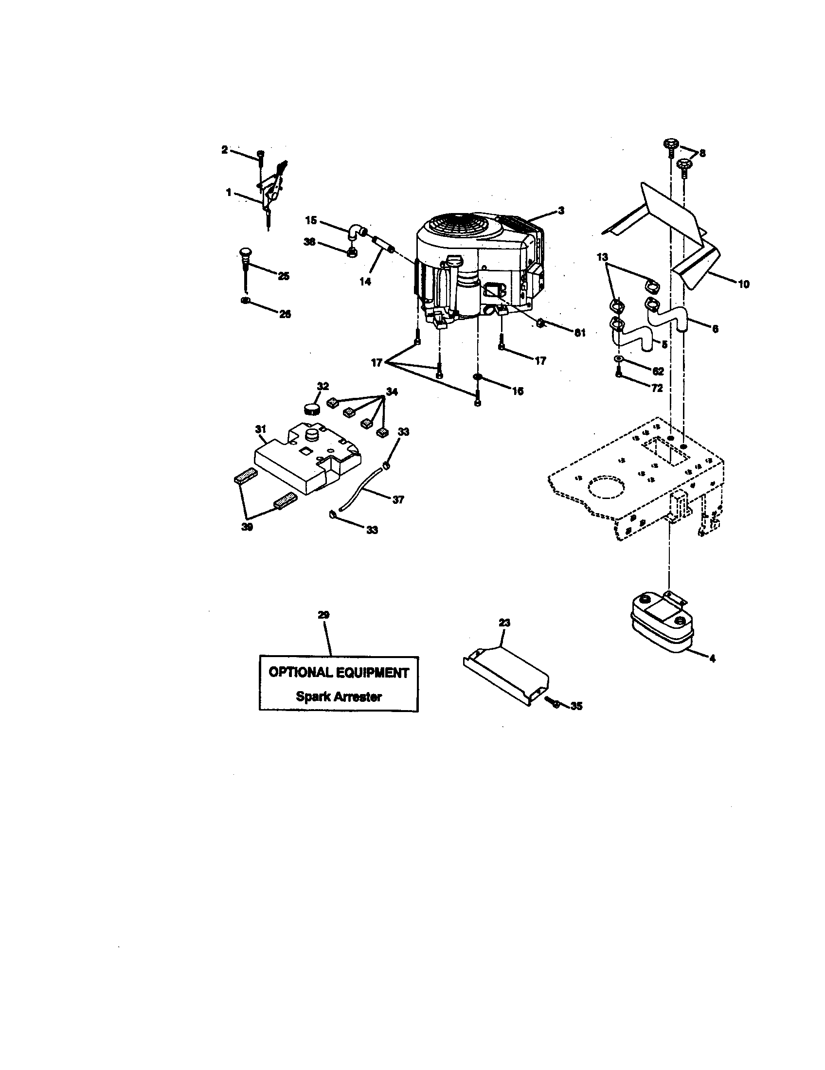 Craftsman 917270851 engine diagram