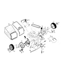 Craftsman 917378340 wheels/tires/bag diagram