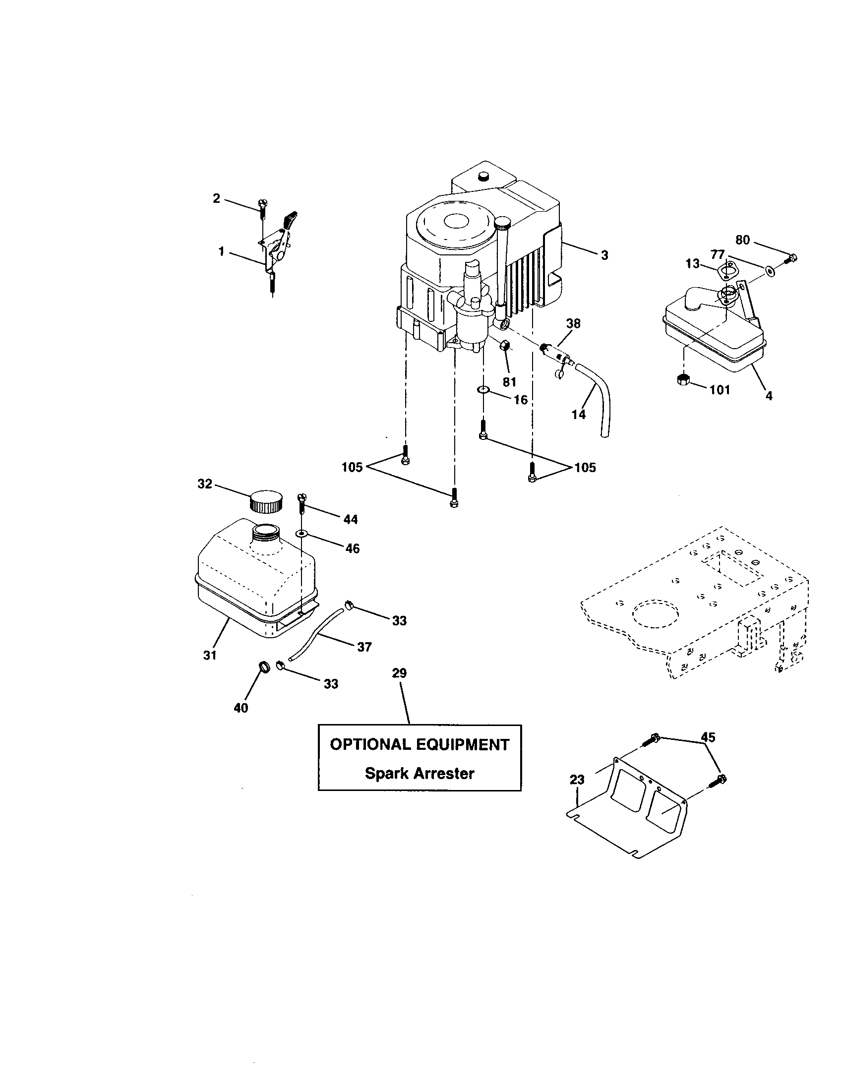 Craftsman 917272083 engine diagram
