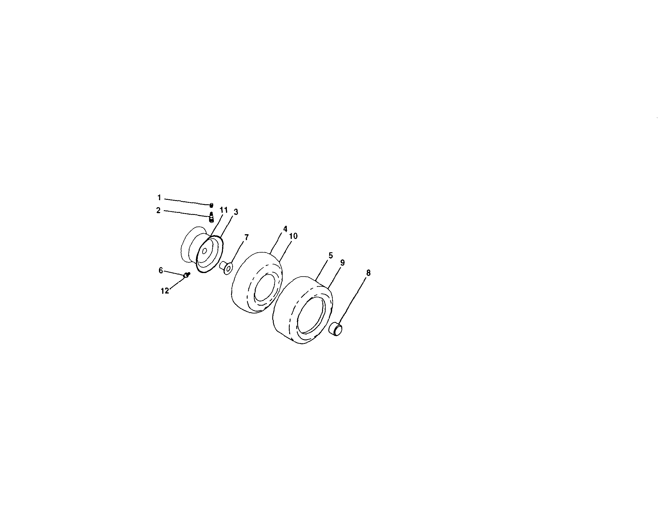 Craftsman 917275041 wheels/tires diagram