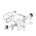 Craftsman 917378350 wheels/tires/bag diagram