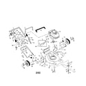 Craftsman 917378460 rotary lawn mower diagram