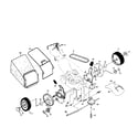 Craftsman 917378460 wheels/tires/bag diagram