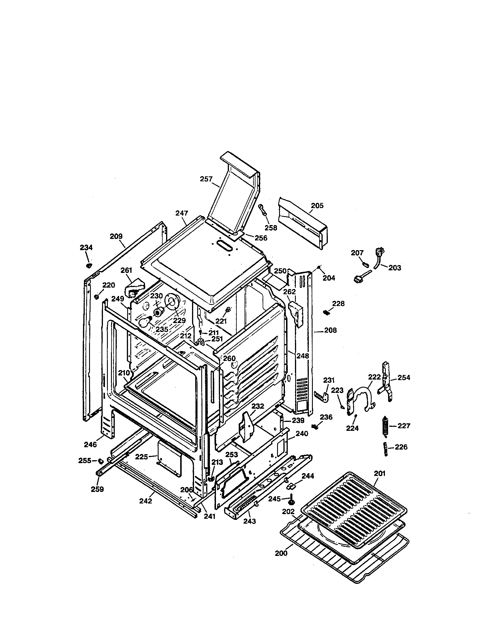 Kenmore 36275181691 body diagram
