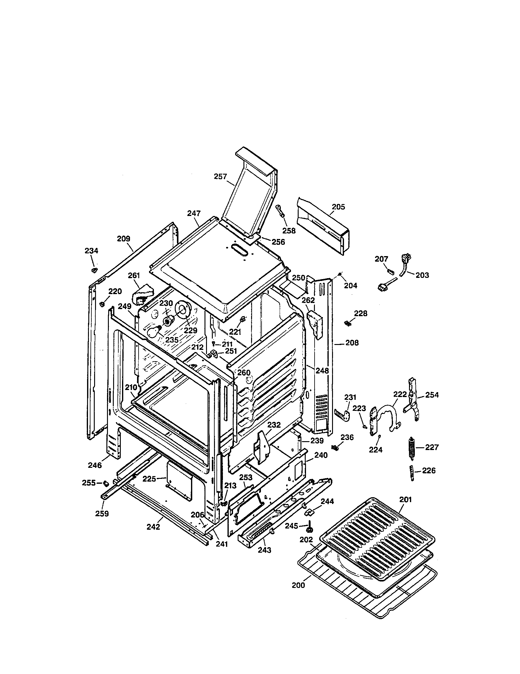 Kenmore 3627526892 body diagram