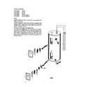 Kenmore 153316651 electric water heater diagram