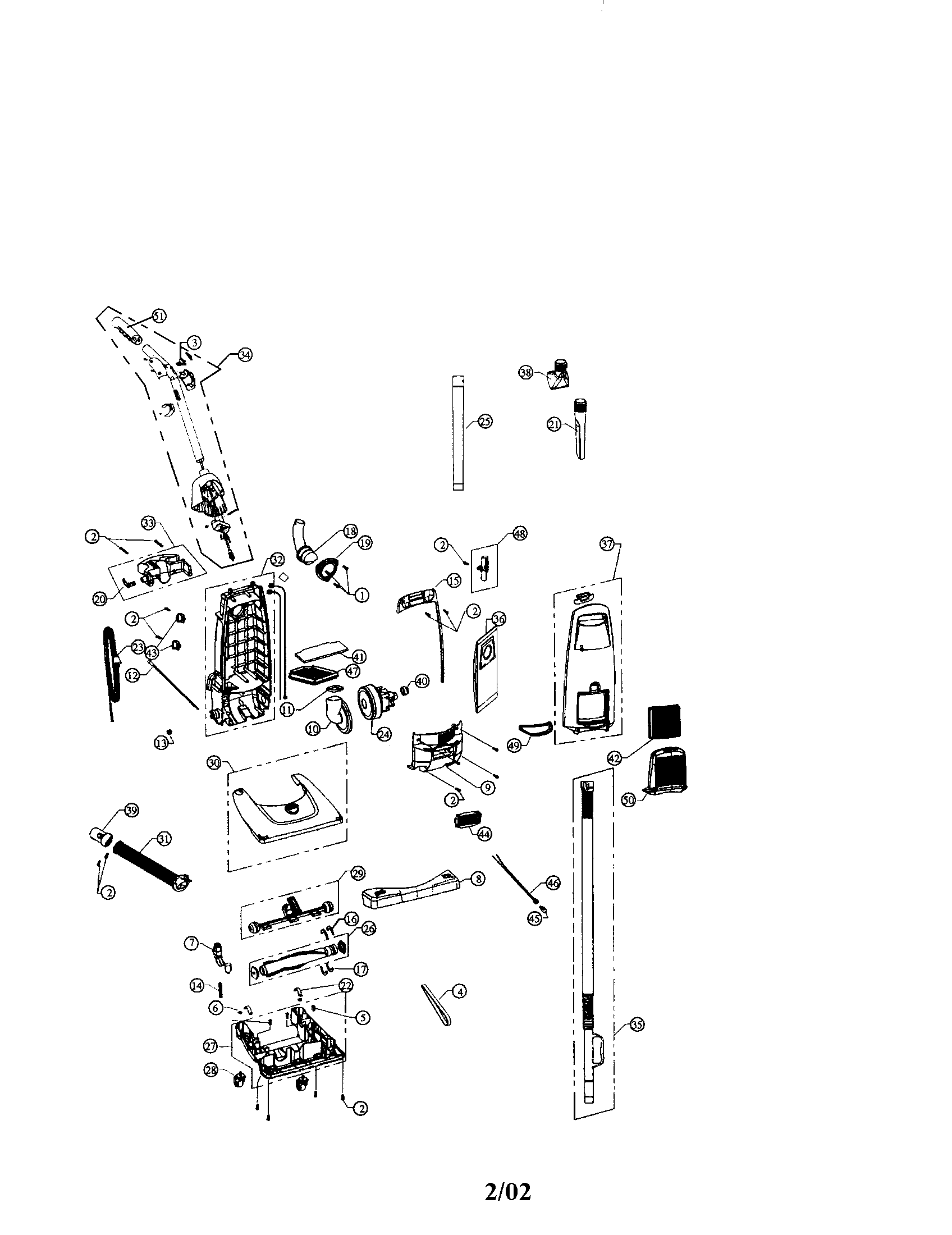 Dirt Devil RY7050 procision diagram
