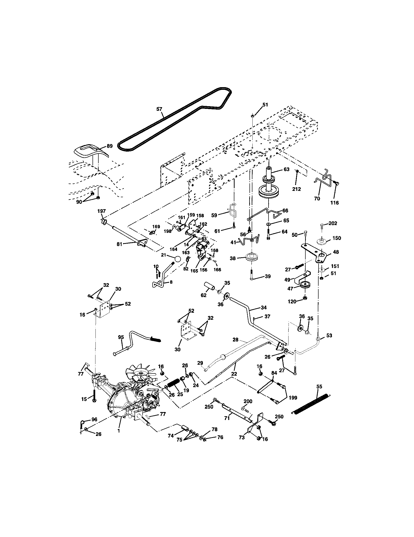 Craftsman 917272069 ground drive diagram