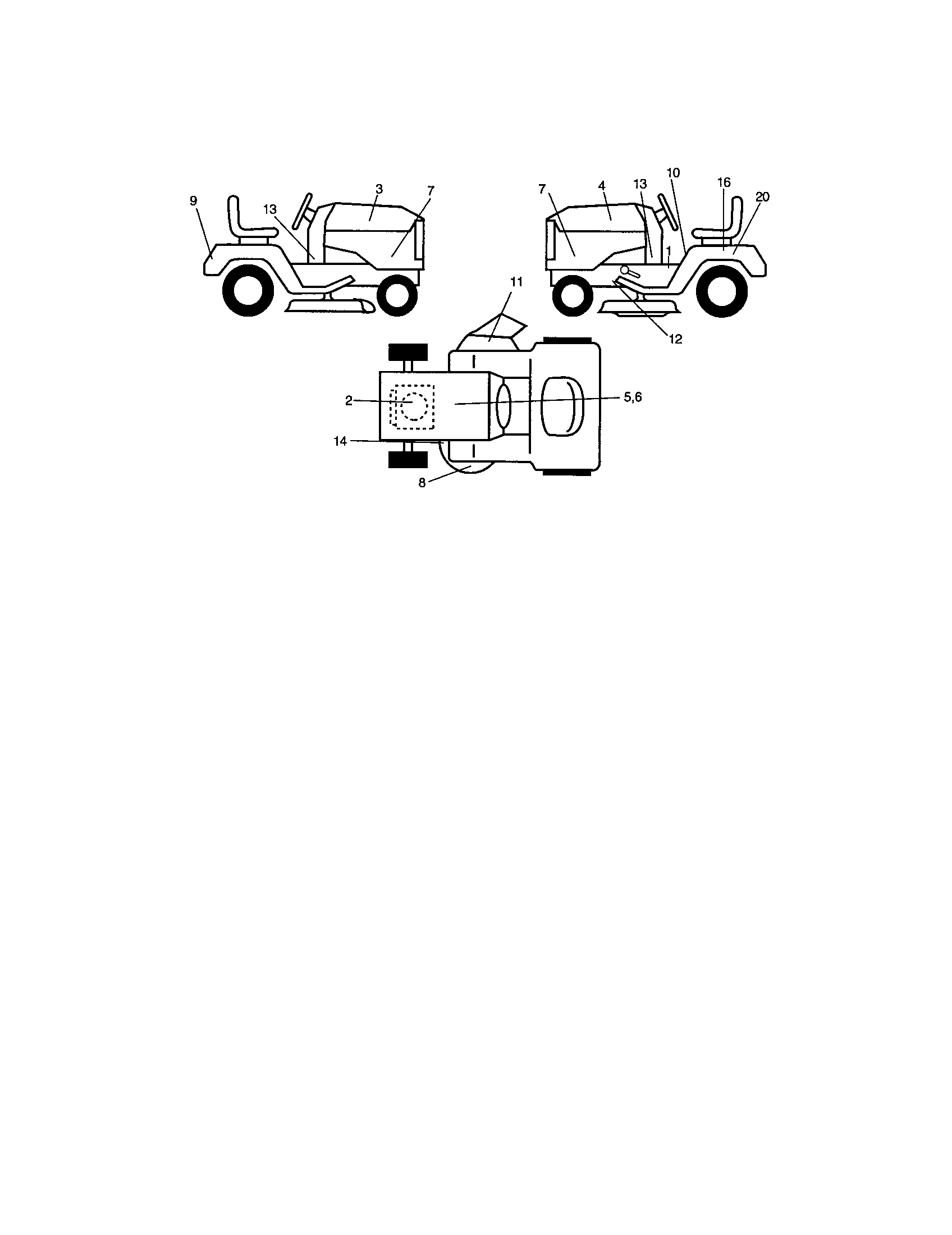 Craftsman 917272069 decals diagram