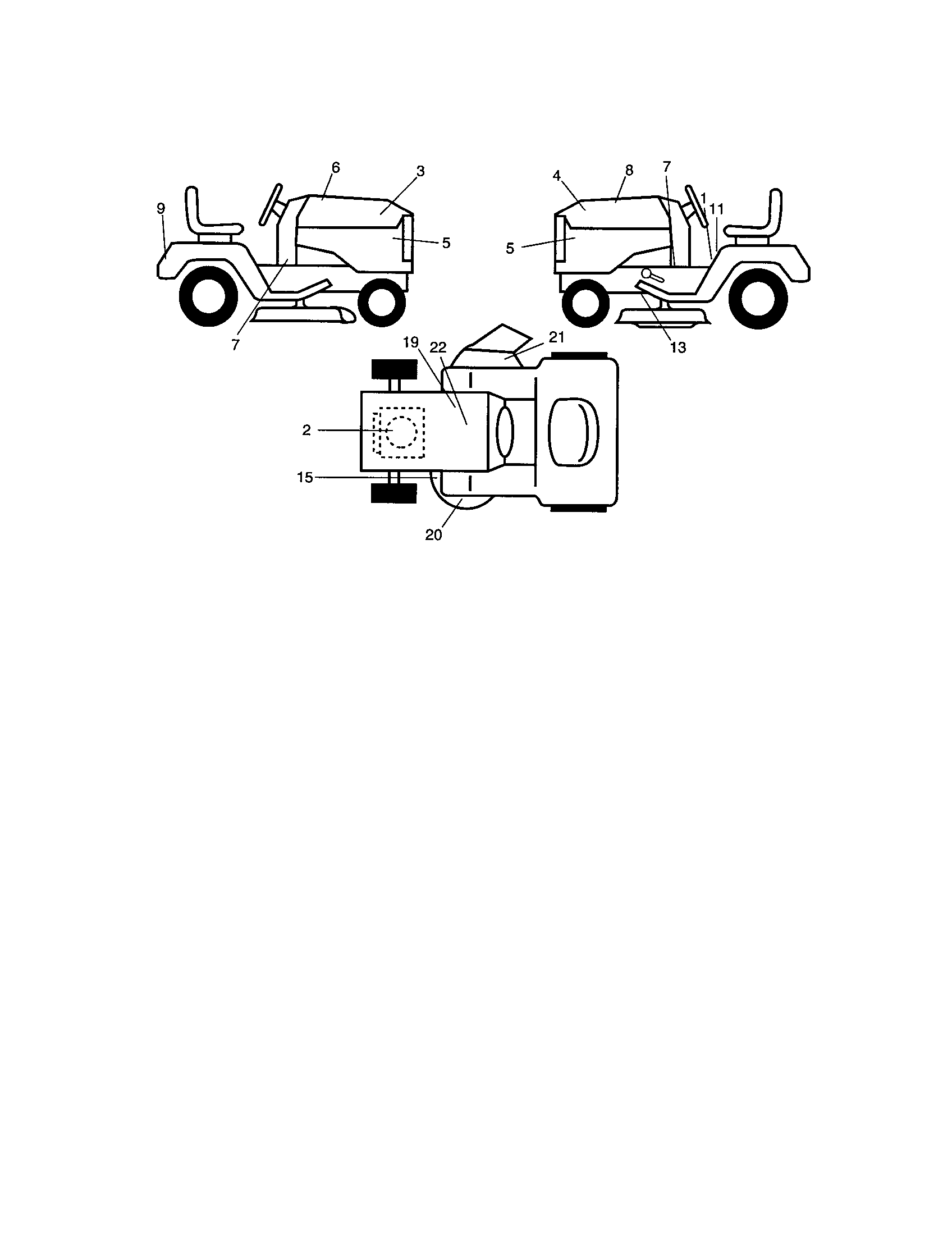 Craftsman 917271850 decals diagram