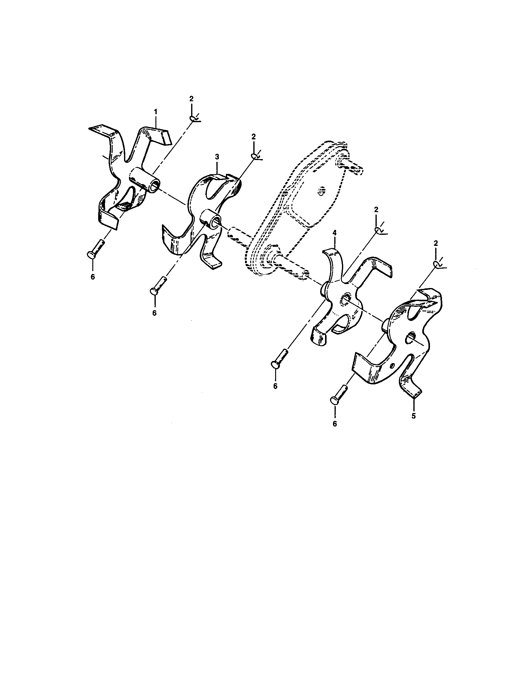 Craftsman 917292481 tine assembly diagram