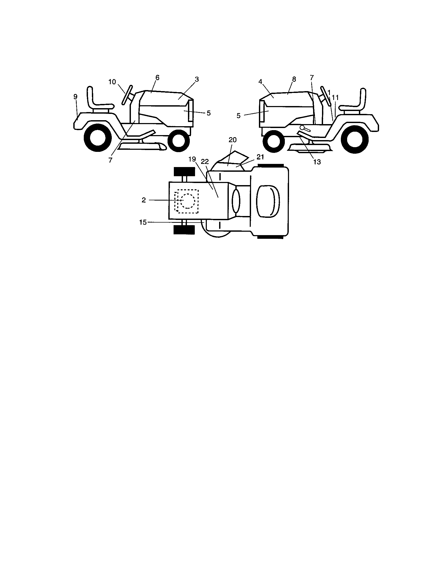 Craftsman 917272450 decals diagram