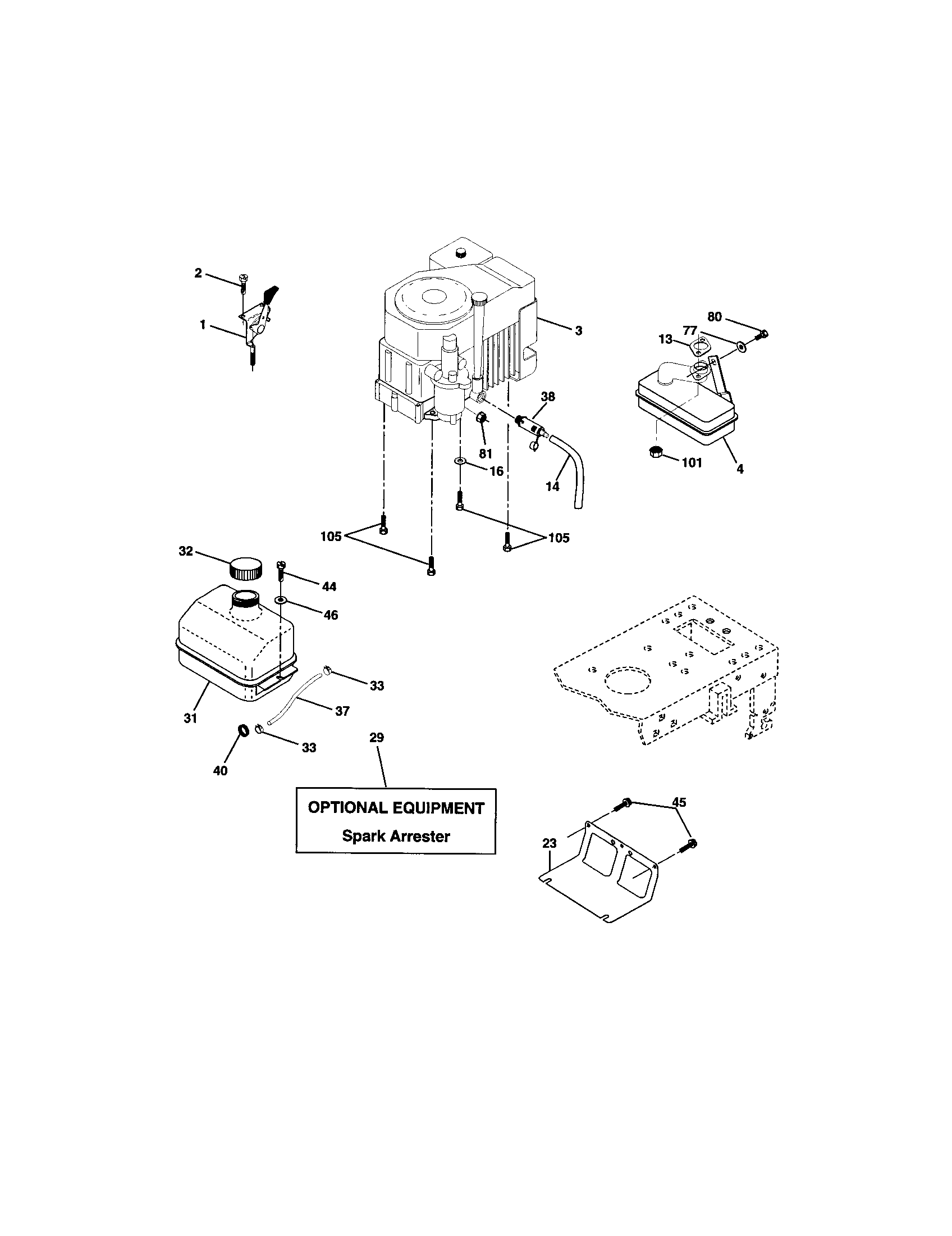 Craftsman 917272480 engine diagram