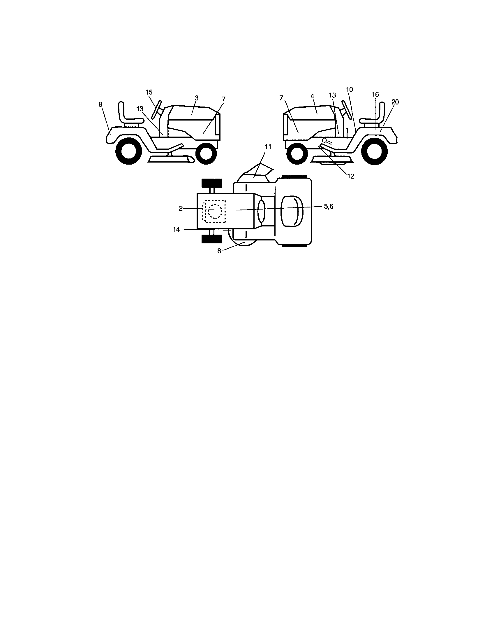 Craftsman 917272480 decals diagram