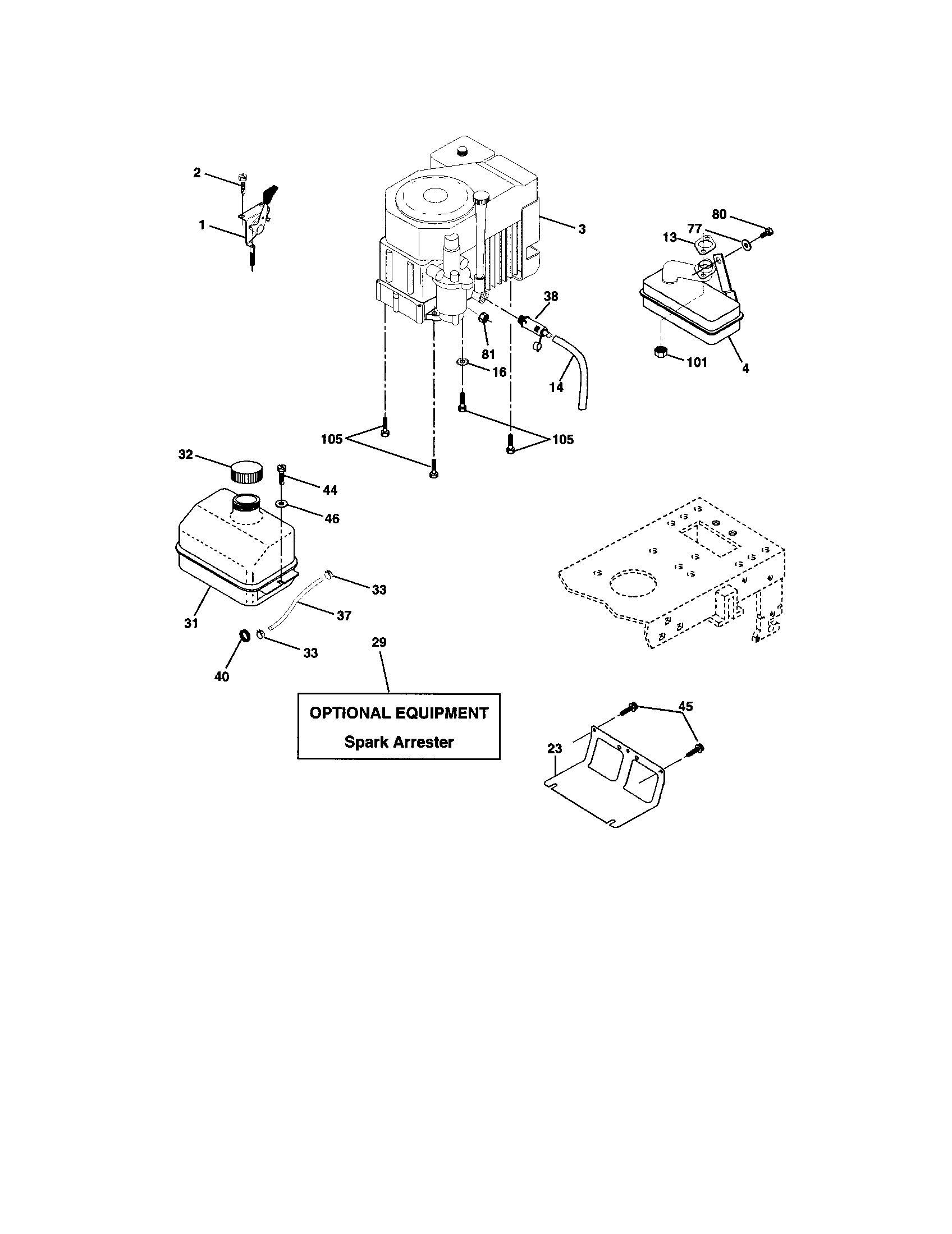 Craftsman 917272074 engine diagram