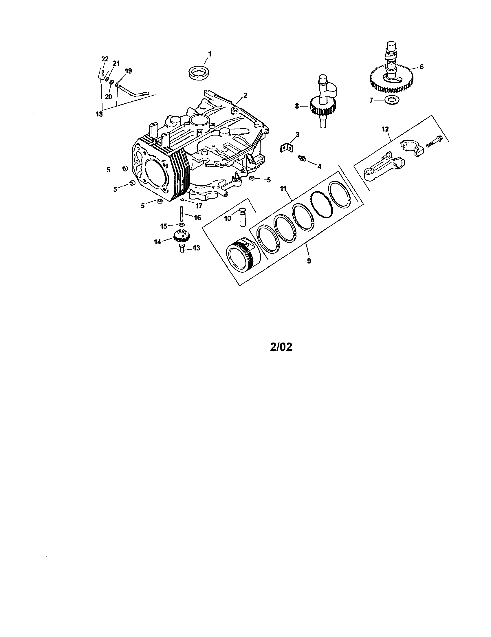 Craftsman 917272068 crankcase diagram