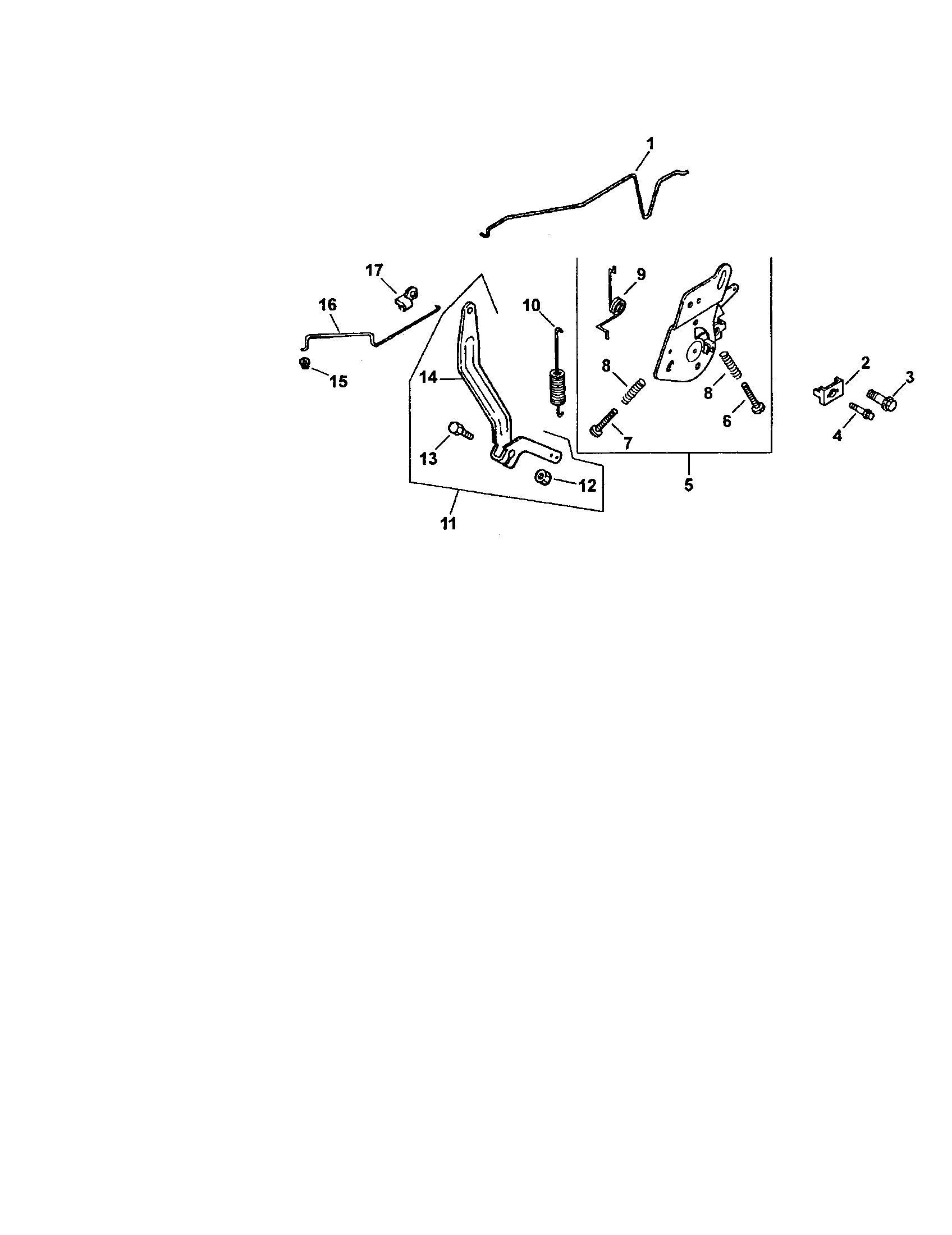 Craftsman 917272068 engine controls diagram