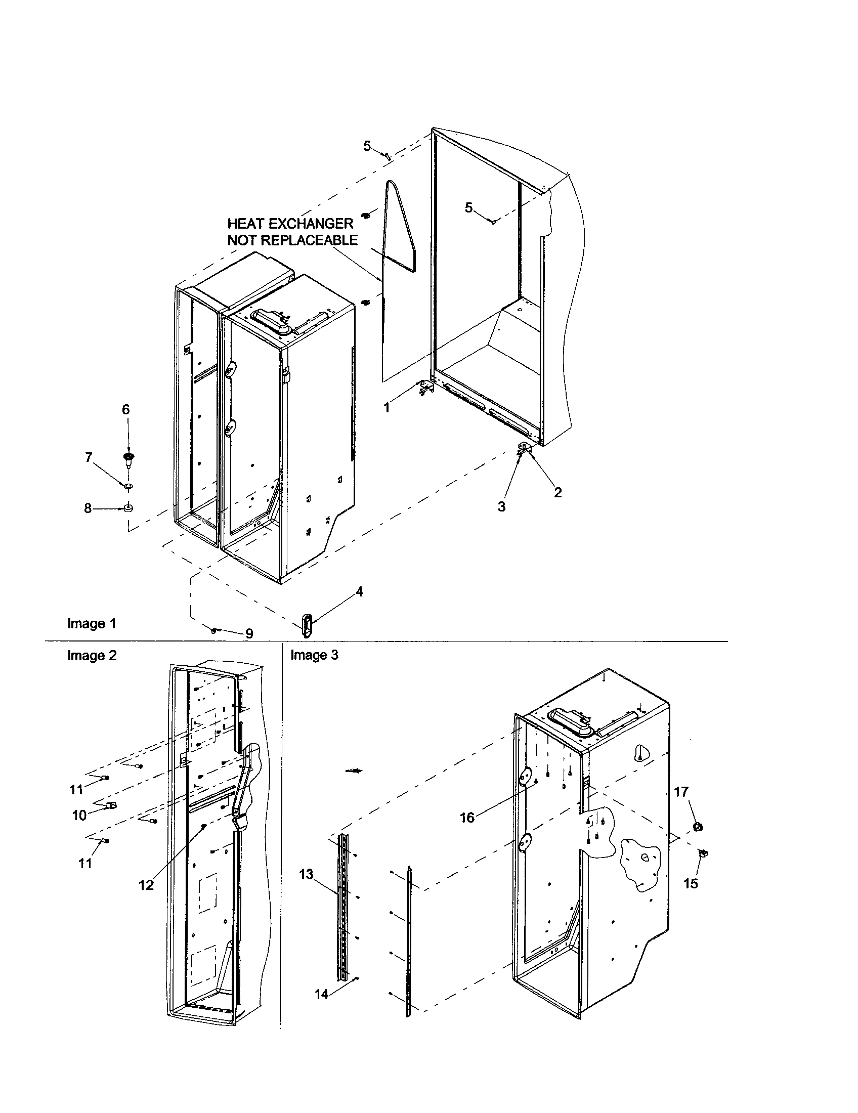 Amana ARSE667BS-PARSE667BS0 cabinet diagram