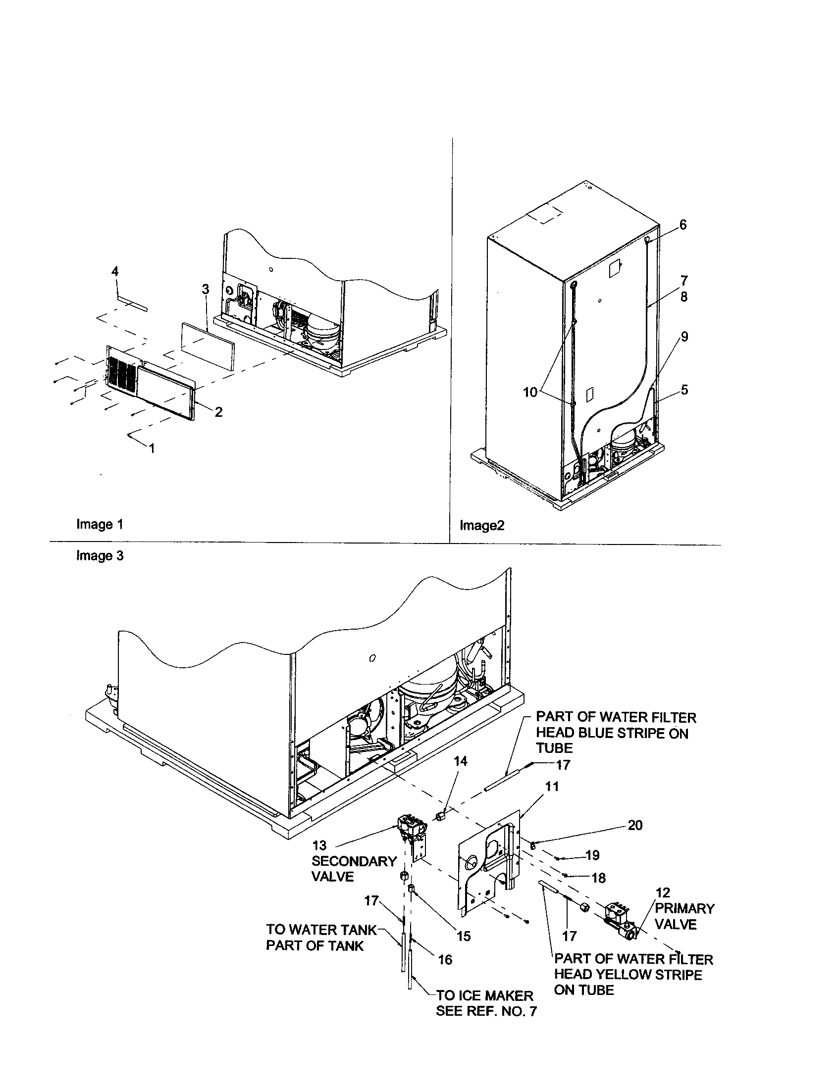 Amana DRSE663BW-PDRSE663BW0 cabinet back diagram