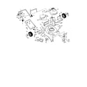 Craftsman 917376410 engine/handle/housing diagram