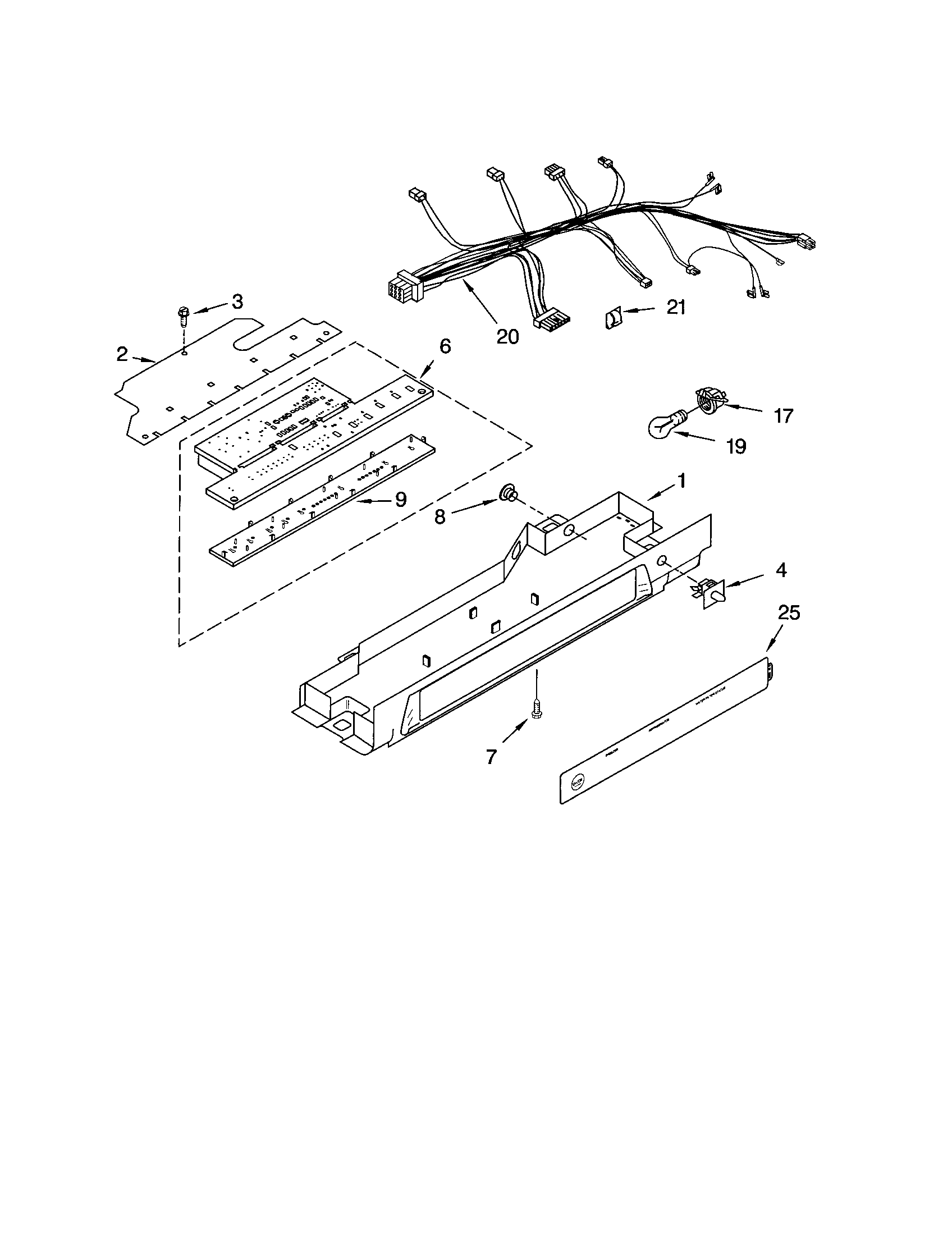 Kenmore 10654282200 control diagram