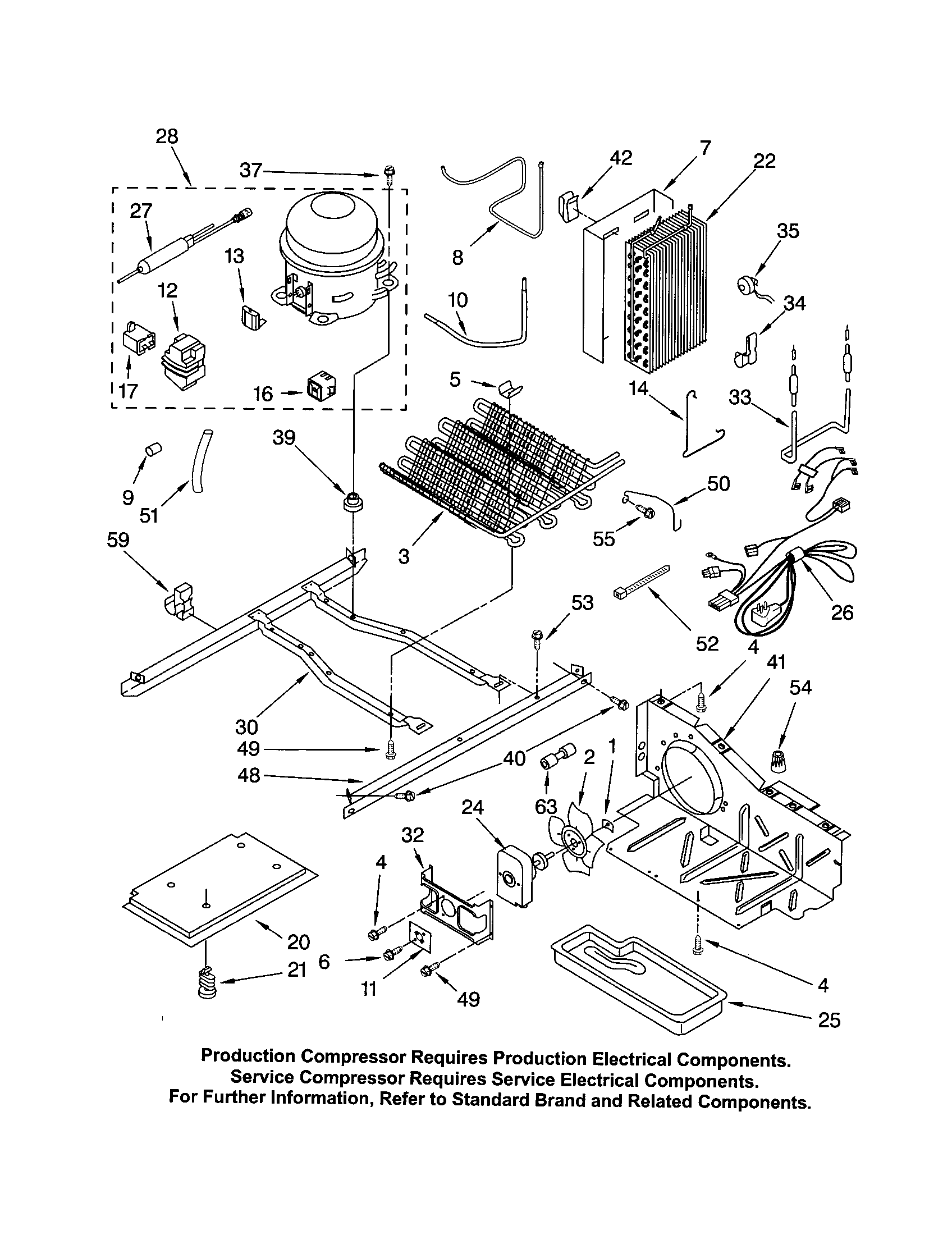 Kenmore 10654282200 unit diagram