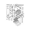 White-Westinghouse RT153LLW0 shelves diagram