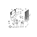 White-Westinghouse RT153LLW0 evaporator/condenser diagram
