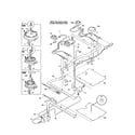 Frigidaire FGF376CJBA burner diagram