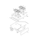 Frigidaire FGF376CJBA top/drawer diagram