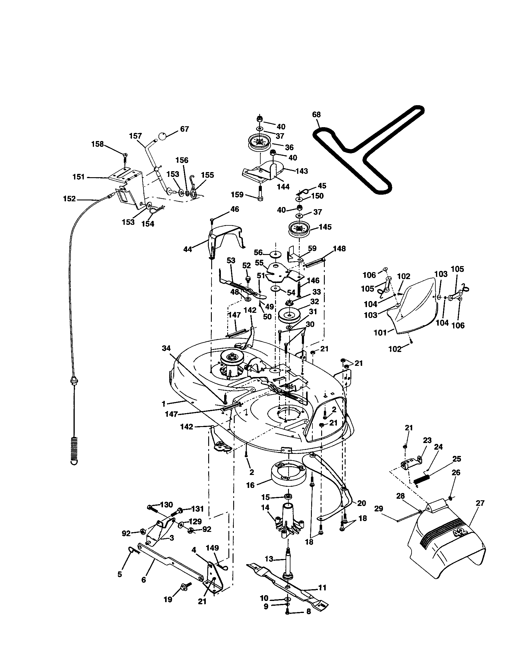 Craftsman 917277030 mower diagram