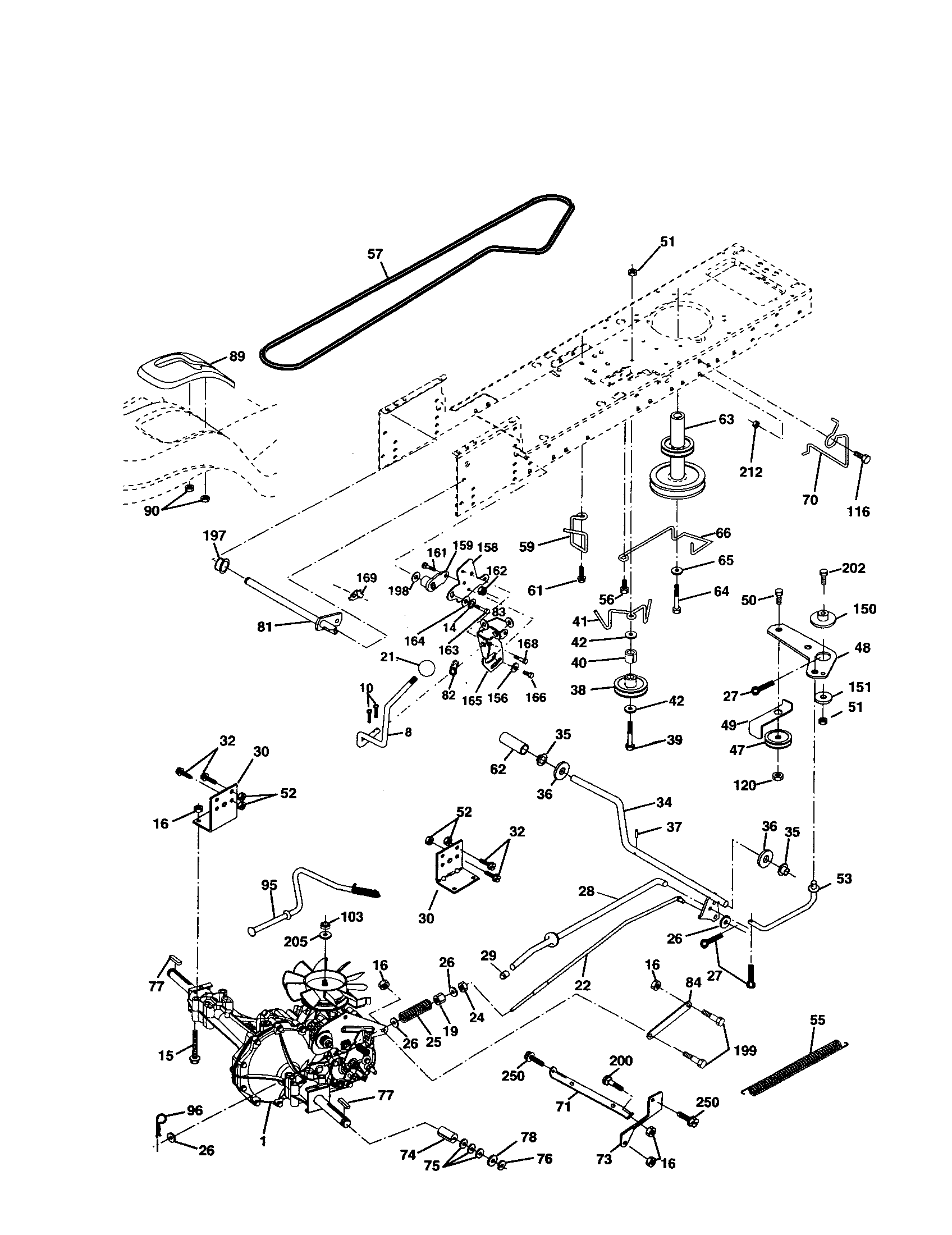 Craftsman 917277040 ground drive diagram