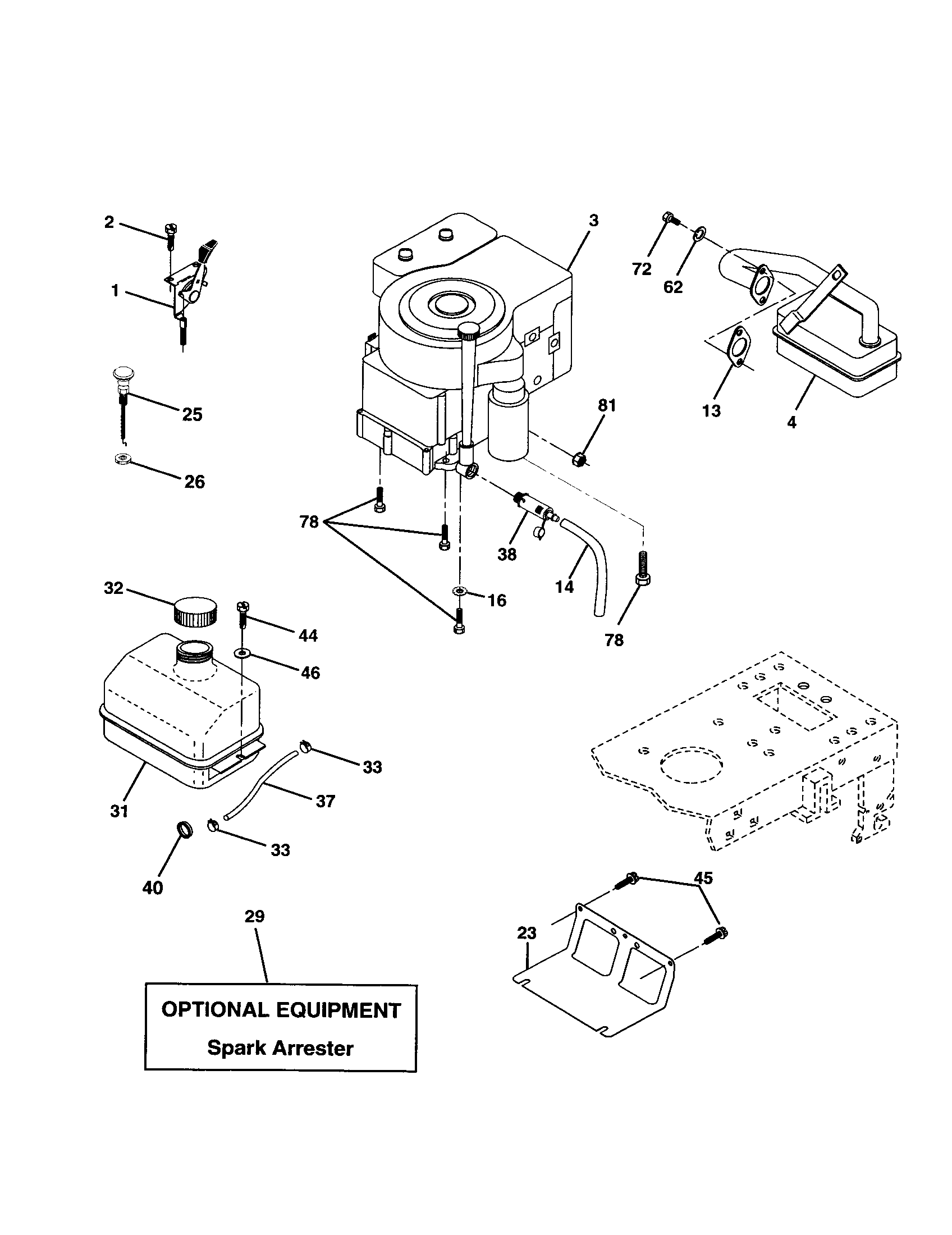 Craftsman 917277040 engine diagram