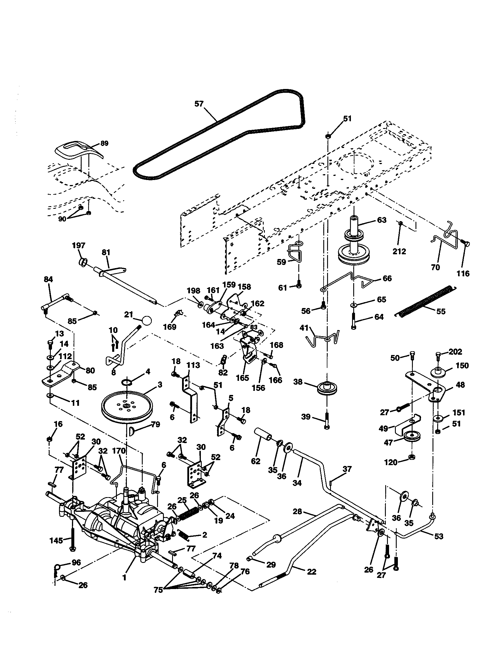 Craftsman 917277060 drive diagram
